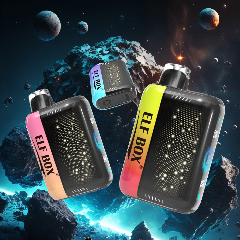 vapeablehouse.com ELF BOX PULSE X 25k (25000) Puffs 3D Curved Screen 18ml E-liquid Beautiful Disposable Vape
