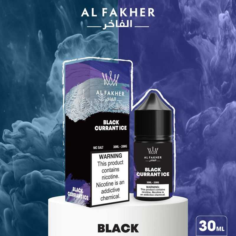 vapeablehouse.com Black Currant Ice E-Liquids 20MG Strengths 30ML Bottles by Al Fakher