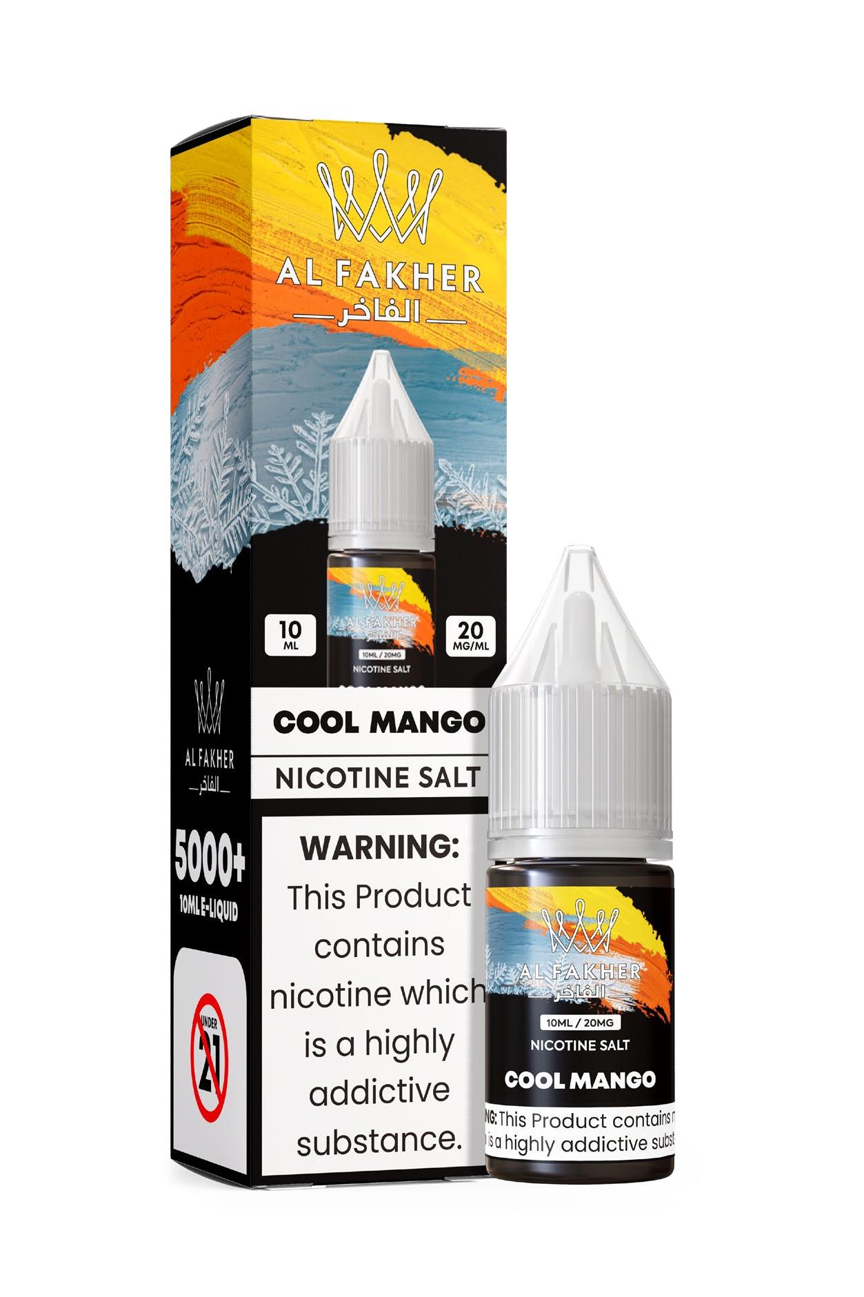 vapeablehouse.com Cool Mango 20MG Strengths 10ML 5000+ Nic Salt E-LIQUIDS by Al Fakher