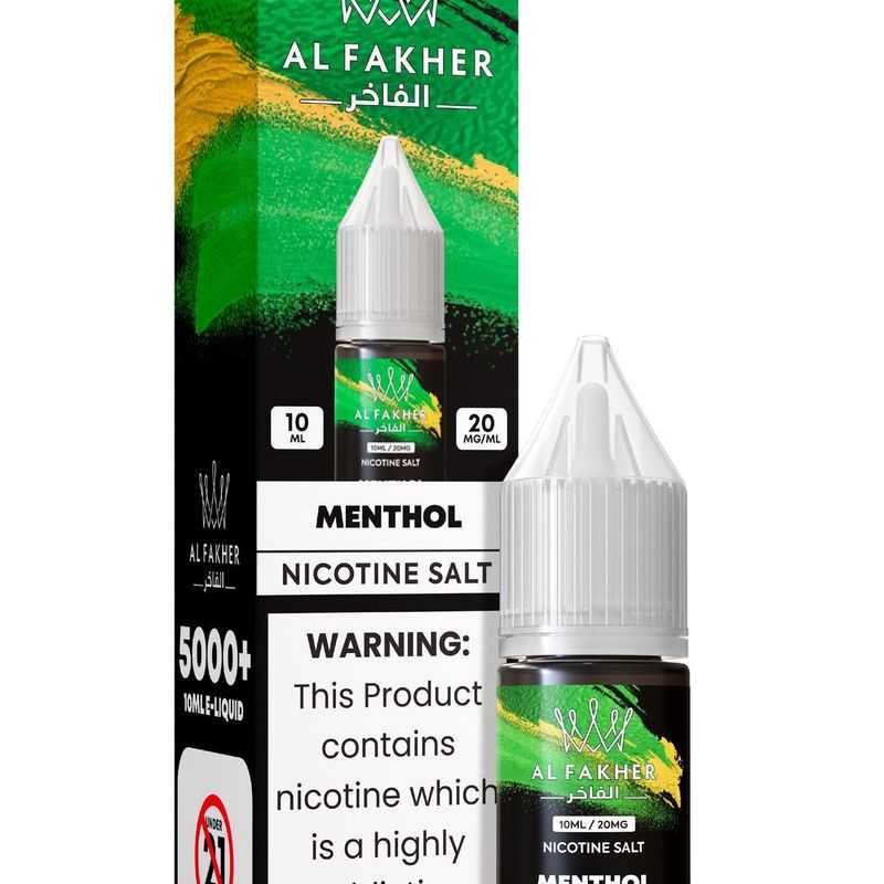 vapeablehouse.com Menthol 20MG Strengths 10ML 5000+ Nic Salt E-LIQUIDS by Al Fakher