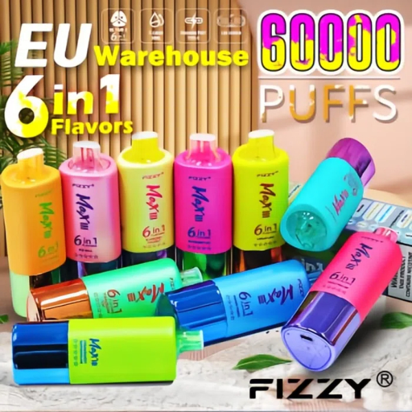 vapeablehouse.com Multi-Flavor Vape: Unlock Explosive Taste: FIZZY Max III Delivers 3X the Refreshment!